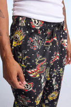 Printed Plush Pajama Pants thumbnail 2