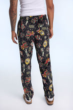 Printed Plush Pajama Pants thumbnail 3