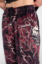 Skull & Flames Print Pajama Pants thumbnail 2