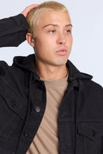 North Western Hooded Denim Jacket thumbnail 3