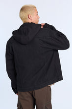 North Western Hooded Denim Jacket thumbnail 4