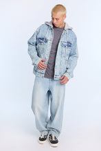 North Western Hooded Denim Jacket thumbnail 8