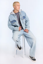North Western Hooded Denim Jacket thumbnail 9