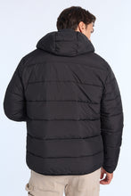 North Western Zip-Up Puffer Jacket thumbnail 4
