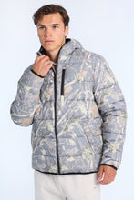 North Western Zip-Up Puffer Jacket thumbnail 1