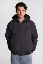 North Western Hooded Raglan Bomber Jacket thumbnail 6