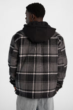 North Western Lined Flannel Hooded Shacket thumbnail 3