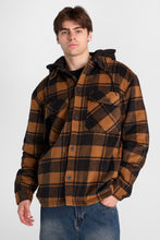 North Western Lined Flannel Hooded Shacket thumbnail 1