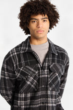 North Western Plaid Button-Up Shacket thumbnail 3