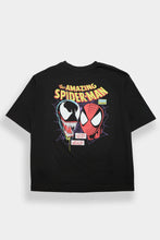 T-shirt surdimensionné imprimé graphique The Amazing Spider-Man & Venom Comic thumbnail 1