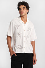 Western Embroidered Short Sleeve Button-Up Shirt thumbnail 1