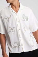 Western Embroidered Short Sleeve Button-Up Shirt thumbnail 2