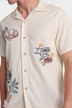 Floral Embroidered Short Sleeve Button-Up Shirt thumbnail 2