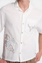 Western Embroidered Short Sleeve Button-Up Shirt thumbnail 2