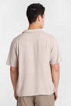 Linen-Blend Short Sleeve Button-Up Shirt thumbnail 6