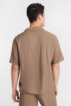Linen-Blend Short Sleeve Button-Up Shirt thumbnail 8