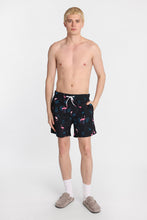 Short de bain imprimé flamant rose thumbnail 4