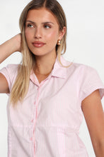 Poplin Cotton Short Sleeve Tie-Back Button-Up Shirt thumbnail 6