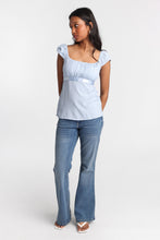 Babydoll Satin-Tie Top thumbnail 4