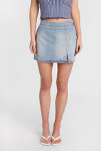 High Rise Denim Skort thumbnail 5