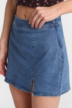 High Rise Denim Skort thumbnail 10