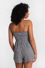 Linen-Blend Tie-Front Romper thumbnail 3
