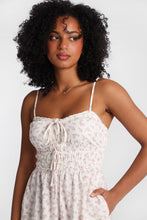 Linen-Blend Tie-Front Romper thumbnail 6