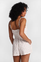 Linen-Blend Tie-Front Romper thumbnail 7