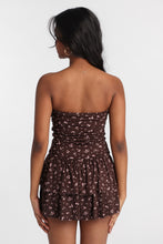 Knit Strapless Tiered Mini Dress thumbnail 3
