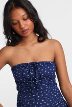 Knit Strapless Tiered Mini Dress thumbnail 10