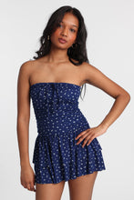 Knit Strapless Tiered Mini Dress thumbnail 9