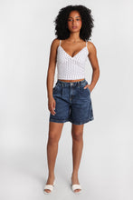 High Rise Stretch Waistband Trouser Jorts thumbnail 4