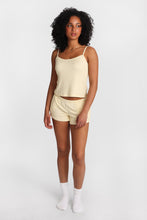 Graphic Pointelle Knit Pajama Tank Top & Shorts 2-Piece Set thumbnail 25