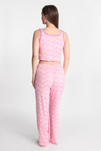 Graphic Pointelle Knit Pajama Tank Top & Pants 2-Piece Set thumbnail 23