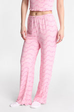 Graphic Pointelle Knit Pajama Tank Top & Pants 2-Piece Set thumbnail 25