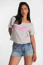 Hibiscus Off-Shoulder Short Sleeve Tee thumbnail 1