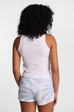 Hibiscus Ribbed Knit High Neck Tank Top thumbnail 3