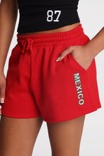 Mexico Embroidered Patch Slouchy Fleece Shorts thumbnail 2