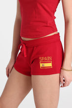 Spain Embroidered Micro Fleece Shorts thumbnail 2