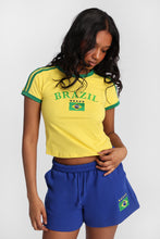 T-shirt ajusté imprime? graphique Brazil thumbnail 1