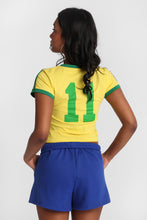 T-shirt ajusté imprime? graphique Brazil thumbnail 3