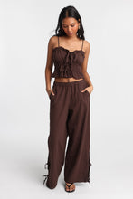 AERO Cotton Tie-Front Peplum Top thumbnail 12