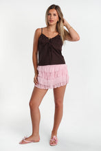 AERO Polka Dot Lace Trim Babydoll Camisole thumbnail 5
