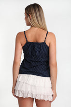 AERO Polka Dot Lace Trim Babydoll Camisole thumbnail 7