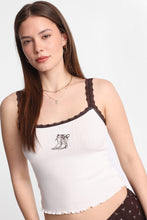 AERO Graphic Pointelle Knit Pajama Tank Top & Shorts 2-Piece Set thumbnail 5