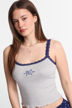 AERO Graphic Pointelle Knit Pajama Tank Top & Shorts 2-Piece Set thumbnail 10