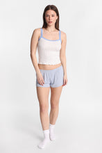AERO Graphic Pointelle Knit Pajama Tank Top & Shorts 2-Piece Set thumbnail 13