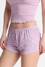 AERO Graphic Pointelle Knit Pajama Tank Top & Shorts 2-Piece Set thumbnail 20