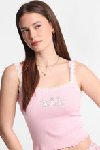 AERO Graphic Pointelle Knit Pajama Tank Top & Shorts 2-Piece Set thumbnail 30
