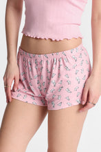 AERO Graphic Pointelle Knit Pajama Tank Top & Shorts 2-Piece Set thumbnail 31